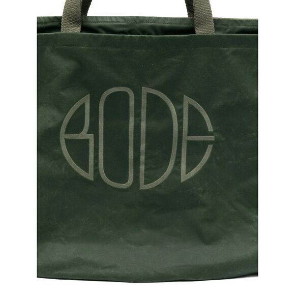 Bode Green Tote Bags Men